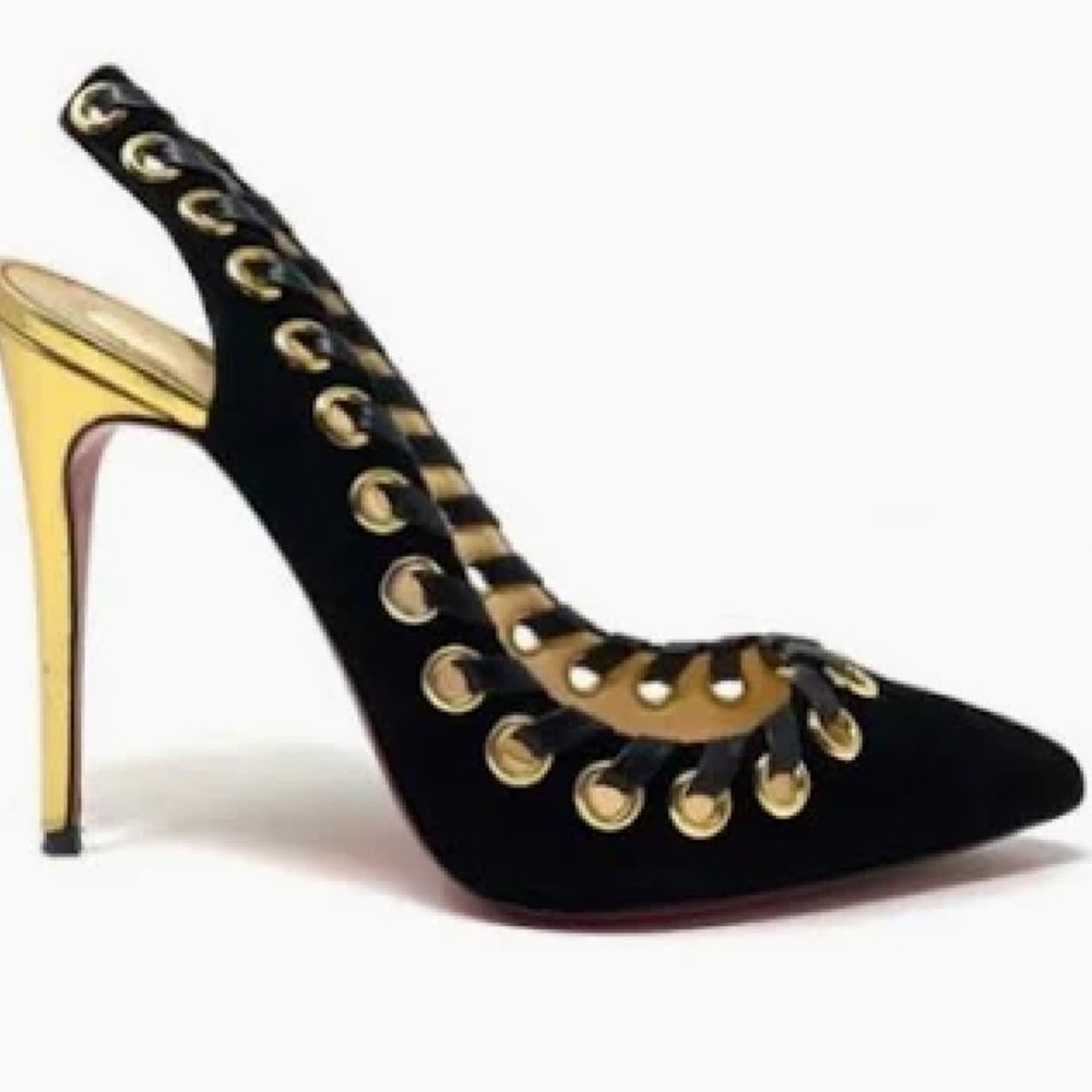 Christian Louboutin Ostri Slingback